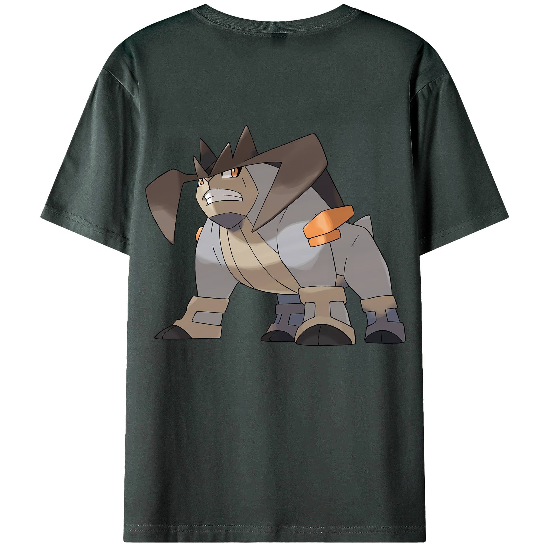 （画像用） ポケットモンスター Pokémon 綿100％ メンズ半袖Tシャツ（バックプリント） 通気性